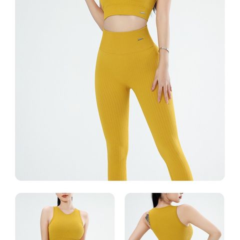 Set quần áo nữ tập Gym, Yoga Chất liệu dệt gân Naqi Thoải mái, Thời trang - Đồ thể thao Năng động cho Nữ