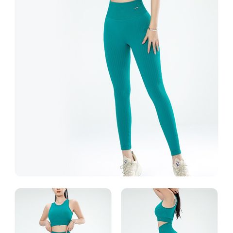 Set quần áo nữ tập Gym, Yoga Chất liệu dệt gân Naqi Thoải mái, Thời trang - Đồ thể thao Năng động cho Nữ