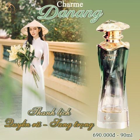 Nước Hoa Nữ Charme Đà Nẵng 90ml - Hương Thơm Sang Trọng, Quyến Rũ Từ Trái Cây & Hoa Cỏ, Phù Hợp Mọi Dịp Sử Dụng
