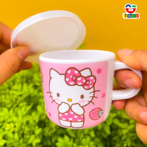 Bộ Bát Ăn Cơm Hello Kitty Dễ Thương cho Bé - Chất Liệu Melamine An Toàn, Thiết Kế Đáng Yêu và Tiện Dụng