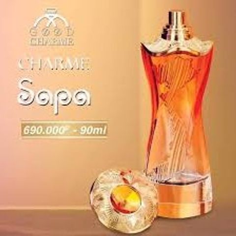 Nước Hoa Nữ Charme Sa Pa 90ml - Hương Floral Nữ Tính Từ Hoa Mận & Hoa Mẫu Đơn, Nước Hoa Cao Cấp Cho Phái Đẹp