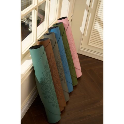 Thảm Yoga Cao Su Xơ Dừa LOUIS AURA - Phiên Bản Mới Chống Trơn, 183x68cm, An Toàn, Bám Tốt Chính Hãng LOUISYOGA