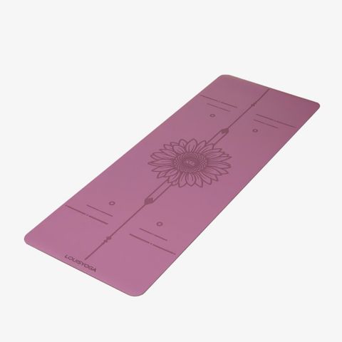 Thảm Tập Yoga LOUIS SUNFLOWER Cao Su Chống Trơn Trượt & Hút Mồ Hôi - Phiên Bản Mới 2025, Kích Thước 183x68cm, Độ Dày 4,5mm