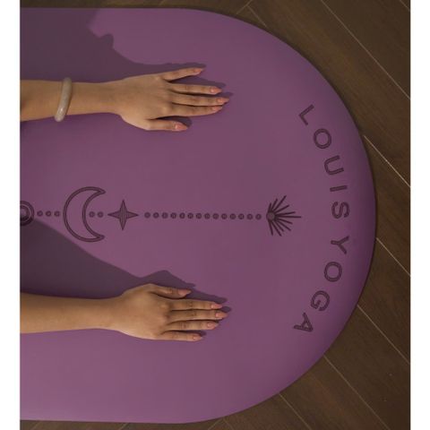 Thảm Yoga Cao Su Cao Cấp BASIC ZEN - Chống Trơn Trượt, Thấm Mồ Hôi, Độ Dày 5mm, Kích Thước 183x68cm - Sản Phẩm Hãng LOUISYOGA