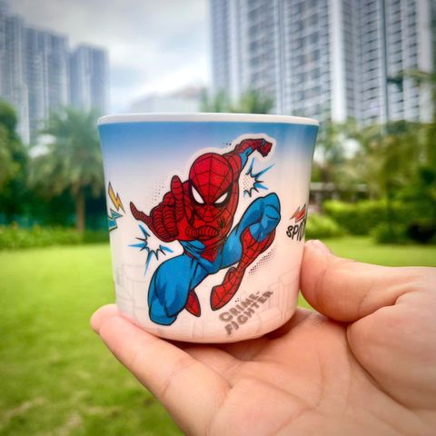 Bộ Bát Ăn Dặm Siêu Nhân Người Nhện Spider Man Nhựa Melamine Cao Cấp - Quà Tặng Bé Trai Hấp Dẫn 2025