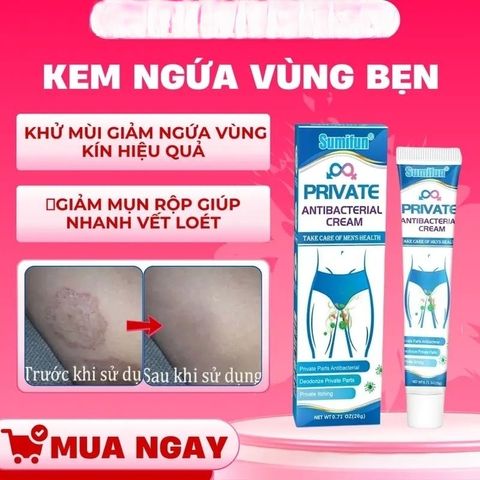 Kem Bôi Giảm Ngứa Vùng Kín Nam SUMIFUN - Hỗ Trợ Làm Dịu Nấm Da, Mẩn Đỏ - Chăm Sóc Da Nhạy Cảm Từ Thiên Nhiên
