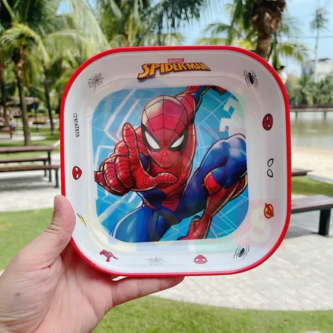 Bát Ăn Dặm Cho Bé Người Nhện Spider Man - Melamine An Toàn, Thân Thiện và Dễ Vệ Sinh - Phụ Kiện Ăn Uống Cho Trẻ Nhỏ