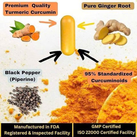Viên uống tinh chất nghệ Qunol Turmeric 1500mg 220 viên - Giúp tăng cường sức khỏe và hấp thụ curcumin cao 95% từ nghệ tự nhiên