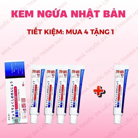 Kem Bôi Chăm Sóc Da Nhật Bản - Giảm Ngứa, Dưỡng Ẩm, Hỗ Trợ Cải Thiện Lác Đồng Tiền, Nấm Da Đầu, Á Sừng