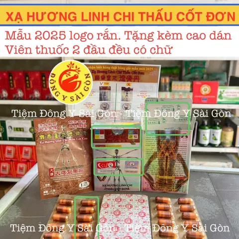 Xạ Hương Linh Chi Thấu Cốt Đơn Viên - Hộp 30 Viên Chính Hãng Giúp Giảm Đau Khớp và Viêm Nhiễm, Cung Cấp Canxi Tự Nhiên