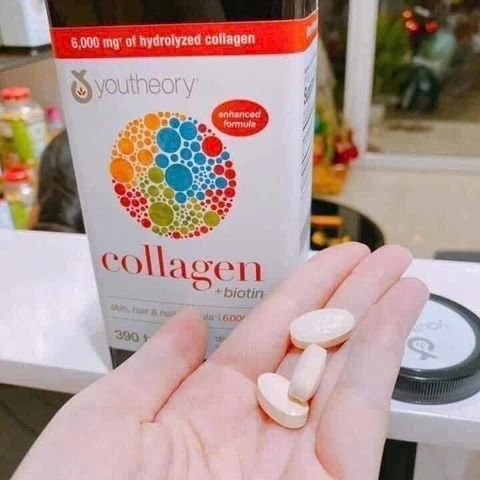 Viên Uống Collagen Youtheory 390 Viên - Cải Thiện Da, Tóc, Móng - Tăng Cường Đề Kháng và Sức Khỏe Khớp - Mỹ