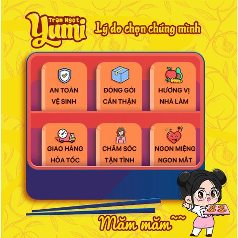 Ô Mai Mơ Gừng Yumi – Snack Xí Muội Chua Mặn Ngọt Thơm Ngon, Dưỡng Họng, Hàng Tiêu Dùng Việt Nam