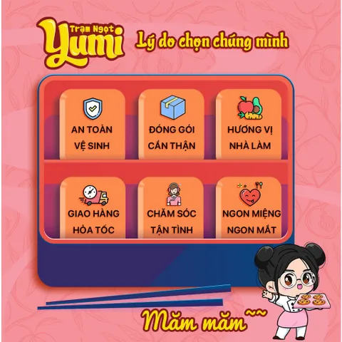 Ô Mai Yumi Hà Nội - Đồ Ăn Vặt Chua Cay Mặn Ngọt Giúp Dưỡng Họng và Giải Khát, Trọng Lượng 150g & 250g, Nguyên Liệu Tự Nhiên, An Toàn Vệ Sinh