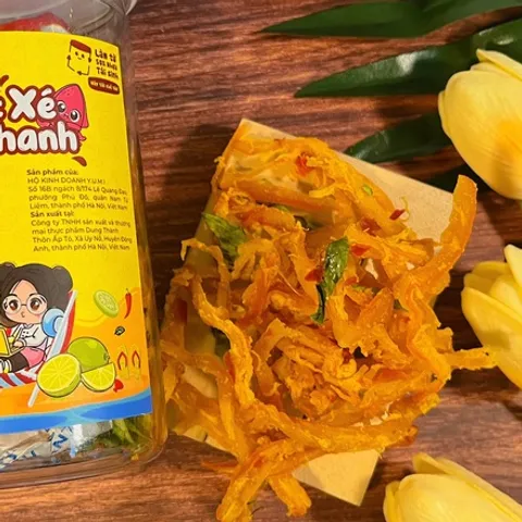 Mực Xé Sốt Chanh Yumi - Đồ Ăn Vặt Khô Ngon Miệng, Thơm Dẻo 200g/300g, Xuất Xứ Việt Nam