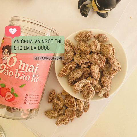 Ô Mai Hà Nội Chua Cay Mặn Ngọt Yumi - Hộp 500g Đồ Ăn Vặt Thơm Ngon, Xuất Xứ Việt Nam, Giảm Ho, Dưỡng Họng