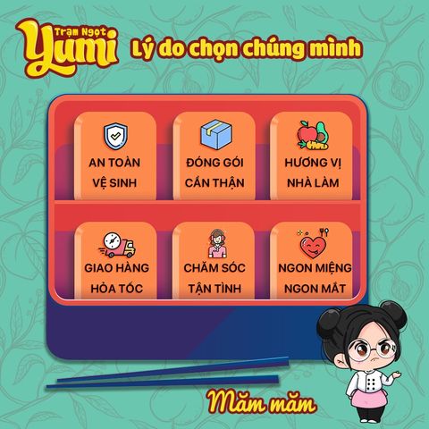 Ô Mai Hà Nội Chua Cay Mặn Ngọt Yumi - Hộp 500g Đồ Ăn Vặt Thơm Ngon, Xuất Xứ Việt Nam, Giảm Ho, Dưỡng Họng