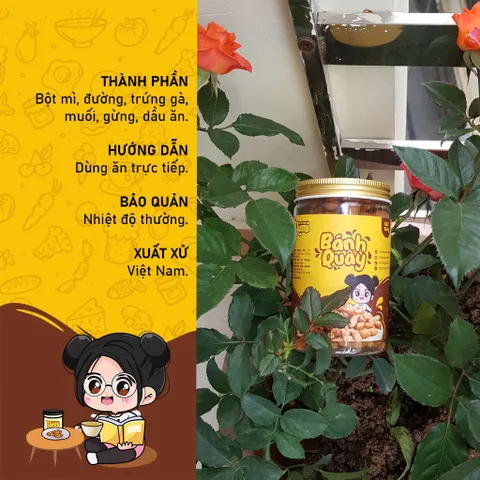 Bánh quẩy cá Yumi phủ đường, bánh ngọt ăn vặt giòn rụm thơm ngon