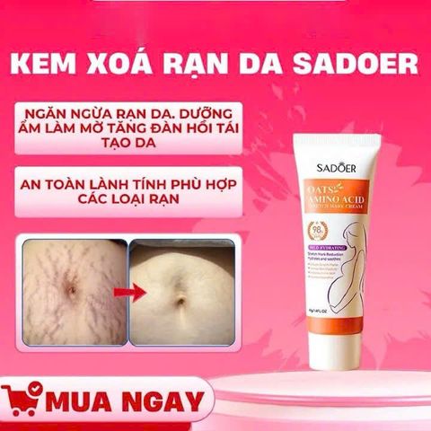 Kem Rạn Da 40g - Giúp Làm Mờ Vết Rạn Sau Sinh & Do Thay Đổi Cân Nặng, Cải Thiện Sẹo Lâu Năm, Dưỡng Ẩm Da Mềm Mại