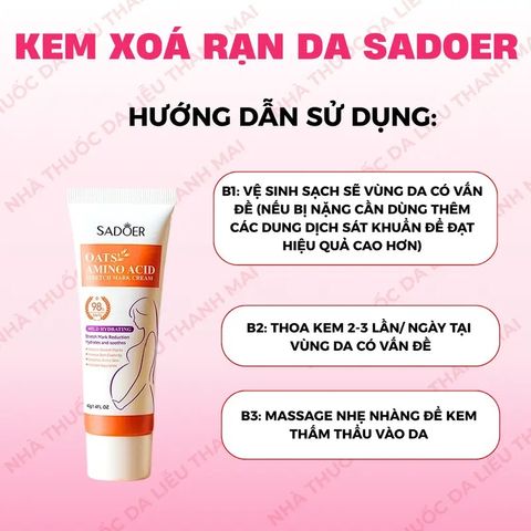 Kem Rạn Da 40g - Giúp Làm Mờ Vết Rạn Sau Sinh & Do Thay Đổi Cân Nặng, Cải Thiện Sẹo Lâu Năm, Dưỡng Ẩm Da Mềm Mại