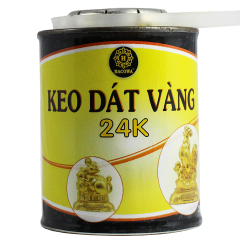 Keo Dát Vàng 24K Gốc PU - Chuyên Dụng Cho Gỗ, Đá, Kim Loại - Sáng Bóng, Dễ Thi Công, Độ Bóng Cao 200g