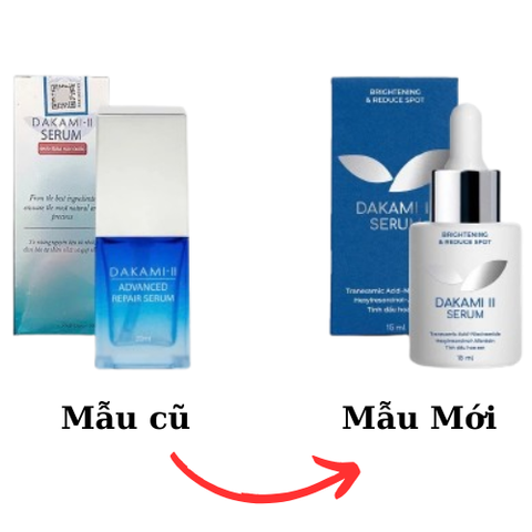Serum Dakami II Dưỡng Trắng Da, Mờ Thâm Hiệu Quả (15ml) - Chăm sóc da sáng mịn, đều màu và cấp ẩm sâu cho làn da khỏe mạnh
