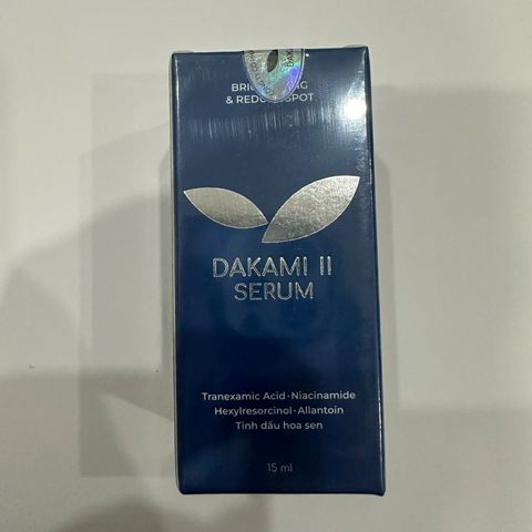 Serum Dakami II Dưỡng Trắng Da, Mờ Thâm Hiệu Quả (15ml) - Chăm sóc da sáng mịn, đều màu và cấp ẩm sâu cho làn da khỏe mạnh