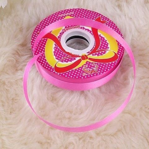 Dây Ruy Băng Nhựa 1cm - Trang Trí Phòng Cưới, Sự Kiện, Bó Hoa, Gói Quà - Dài 22 Mét, Đủ Màu Sắc