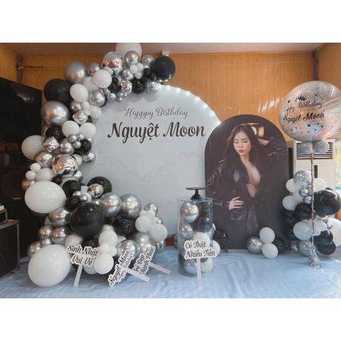 Cổng Bóng Bay Trang Trí Sinh Nhật & Đám Cưới - Set 2m-5m Tùy Chỉnh, Điểm Nhấn Sự Kiện Sang Trọng, Tiệc Tùng Chuyên Nghiệp