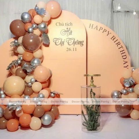 Bộ 100 Bóng Bay Cao Su Màu Lì Tông Xuân - Bóng Bay Trang Trí Sinh Nhật Sự Kiện Đẹp Sang Trọng 10 Inch