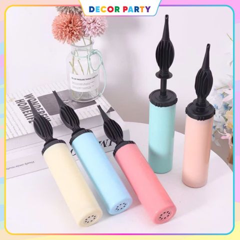 Bơm Bóng Bay Cầm Tay 29Cm - Dụng Cụ Bơm Nhanh Gọn Nhẹ Cho Tiệc Sinh Nhật, Du Lịch - Sản Phẩm Đủ Màu Loại Tốt