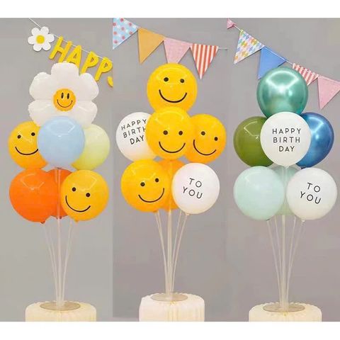 Set 10 Bóng Cao Su Mặt Cười Vàng Tươi - Phụ Kiện Trang Trí Tiệc Sinh Nhật, Hội Nghị, Tiệc Tùng Chất Lượng Cao