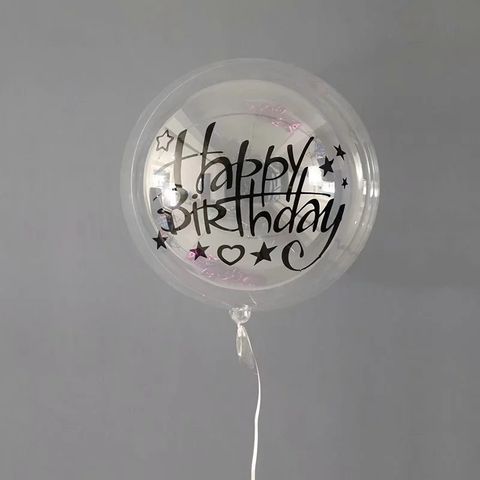 Sticker Sinh Nhật Nhiều Màu Dán Bóng Bay - Bộ 1 Tờ 20x30cm Cho Tiệc Sinh Nhật Vui Vẻ và Đáng Nhớ