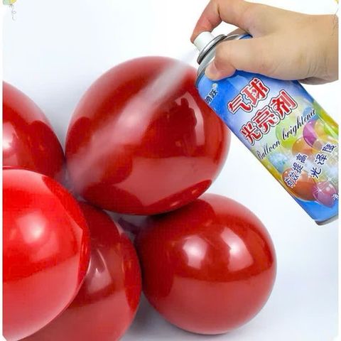 Chai Xịt Dưỡng Bóng Bay Sáng Bền Màu 450ml - Tăng Độ Bóng và Giữ Màu Bóng Bay Lâu Hơn, Bảo Vệ Chống Oxy Hóa