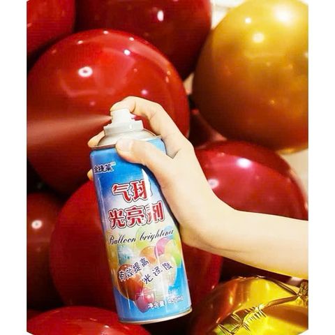 Chai Xịt Dưỡng Bóng Bay Sáng Bền Màu 450ml - Tăng Độ Bóng và Giữ Màu Bóng Bay Lâu Hơn, Bảo Vệ Chống Oxy Hóa