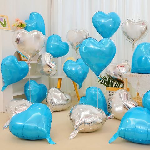 Bóng Bay Trái Tim 18 Inch - Trang Trí Sinh Nhật, Phòng Cưới, Tiệc Tùng - Bóng Nhôm Cao Cấp, Hình Trái Tim Rực Rỡ