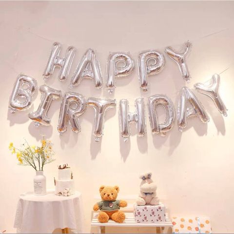 Bóng Chữ Happy Birthday - Trang Trí Sinh Nhật, Bóng Bay Nhiều Màu Sắc Dễ Dàng Treo và Dán