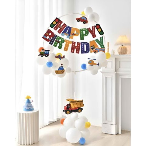 Set Bóng Trụ Tròn Trang Trí Sinh Nhật Bé Trai Bé Gái - Kích Thước 1m63, Chất Liệu PVC, Phù Hợp Mọi Sự Kiện, Dễ Dàng Sử Dụng