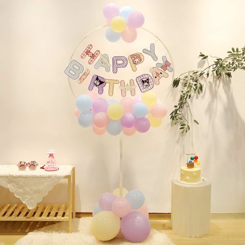 Set Bóng Trụ Tròn Trang Trí Sinh Nhật Bé Trai Bé Gái - Kích Thước 1m63, Chất Liệu PVC, Phù Hợp Mọi Sự Kiện, Dễ Dàng Sử Dụng