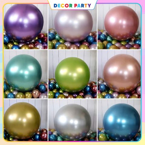 Bóng Bóng Siêu Nhũ 24 Inch Trang Trí Sinh Nhật - Bóng Bay Chất Liệu Cao Su Sáng Bóng cho Tiệc Cưới và Sự Kiện
