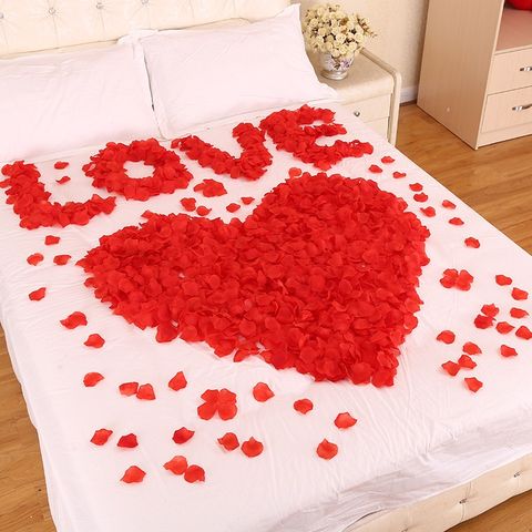 Set 100 Cánh Hoa Hồng Giả Lụa Trang Trí Cưới Hỏi - Màu Đỏ, Hồng, Trắng, Tím, Vàng, Xanh - Tạo Nghệ Thuật Tình Yêu Lãng Mạn