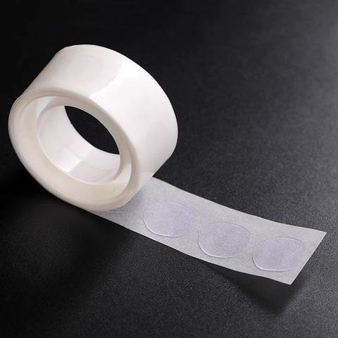 Băng Dính Chuyên Dụng Dán Bóng Bay, Bóng Nhôm, Rèm Kim Tuyến - Keo Silicon An Toàn Với Tường, 100 Miếng Dán Tiện Lợi