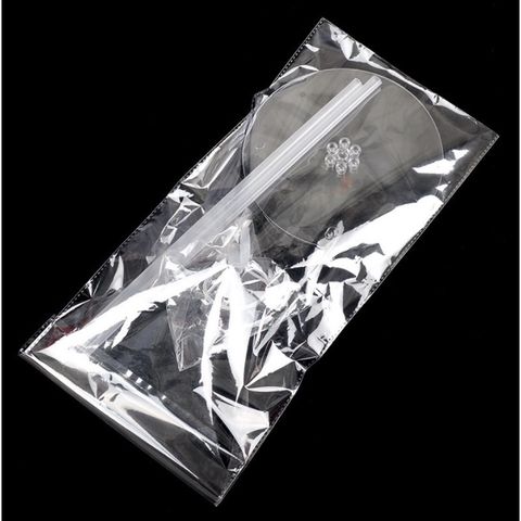Bóng Jumbo 4D Trong Suốt In Happy Birthday - Bộ Bóng Trang Trí Sinh Nhật Phong Cách Hàn Quốc Kèm Trụ Mica 70cm