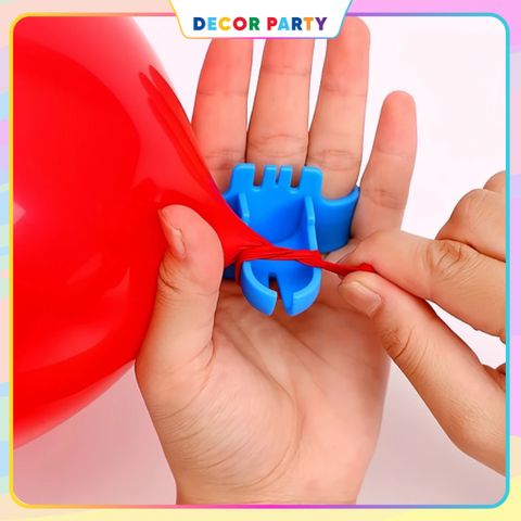 Dụng Cụ Hỗ Trợ Buộc Đuôi Bóng Cao Su - Dễ Dàng Thắt Cột Bóng Cho Tiệc Tùng, Chất Liệu Nhựa ABS, Tiện Lợi & Độc Đáo