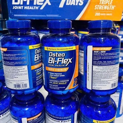 Viên uống bổ khớp Osteo Bi-Flex Triple Strength 200 viên - Hỗ trợ khớp, giảm đau và phục hồi sức mạnh xương chất lượng từ Mỹ