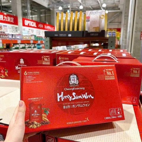 Nước Hồng Sâm Hong Sam Won 30 Gói - Tinh Chất Hồng Sâm Hàn Quốc Tăng Cường Sức Khỏe, Bồi Bổ Cơ Thể, Giải Độc Tố