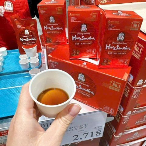 Nước Hồng Sâm Hong Sam Won 30 Gói - Tinh Chất Hồng Sâm Hàn Quốc Tăng Cường Sức Khỏe, Bồi Bổ Cơ Thể, Giải Độc Tố