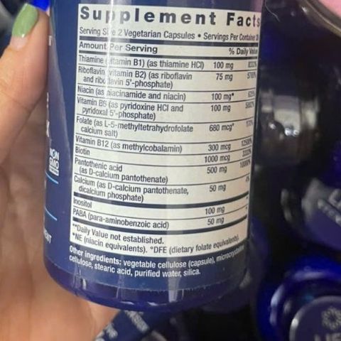 Viên uống Life Extension BioActive Complete B-Complex 60 viên - Tăng cường năng lượng, hỗ trợ sức khỏe tim mạch và thần kinh