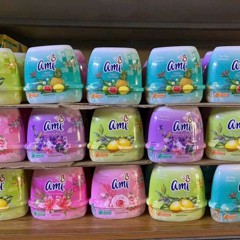 Sáp Thơm Khử Mùi Phòng Ami Hương Hoa Oải Hương 200g - Sản Phẩm Tự Nhiên, Khử Mùi Hiệu Quả và Làm Tươi Mát Không Gian Sống