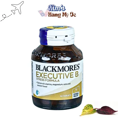 Viên uống hỗ trợ giảm căng thẳng, mệt mỏi - Blackmores Executive B Stress Formula (62 viên) 410117