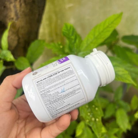 Viên Uống Tăng Cường Cảm Giác Thèm Ăn và Phát Triển Chiều Cao Cho Trẻ Em - Bio Island Lysine Step Up (60 Viên)